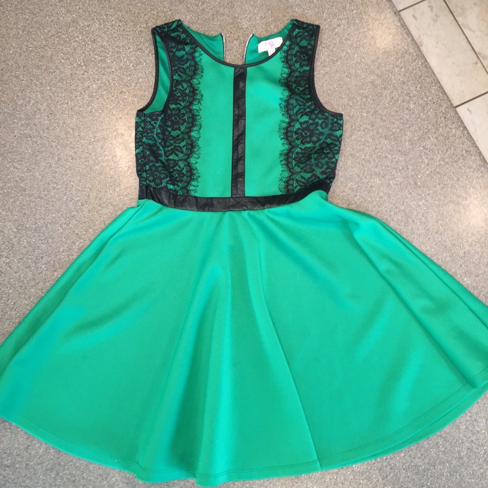 Green dress